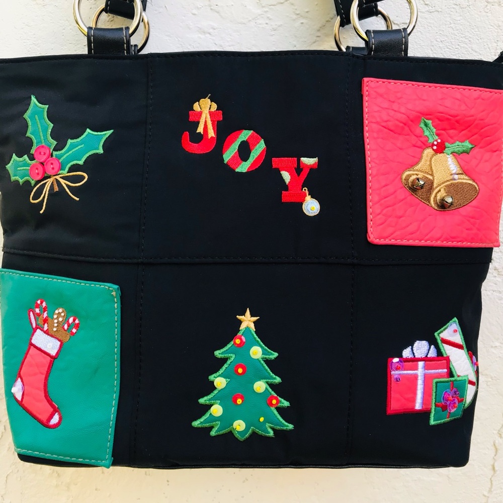 Christmas tote purse handbag holiday